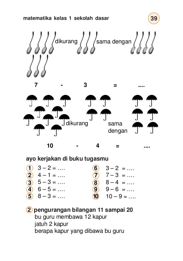 Soal Matematika Untuk Kelas 1 Sd Dalchaebi