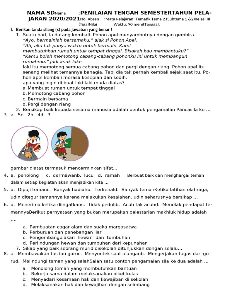 7 Rahasia Latihan Contoh Soal Tema 2 Subtema 1 Kelas 6 Agar Nilai Ujian Melonjak Cepat