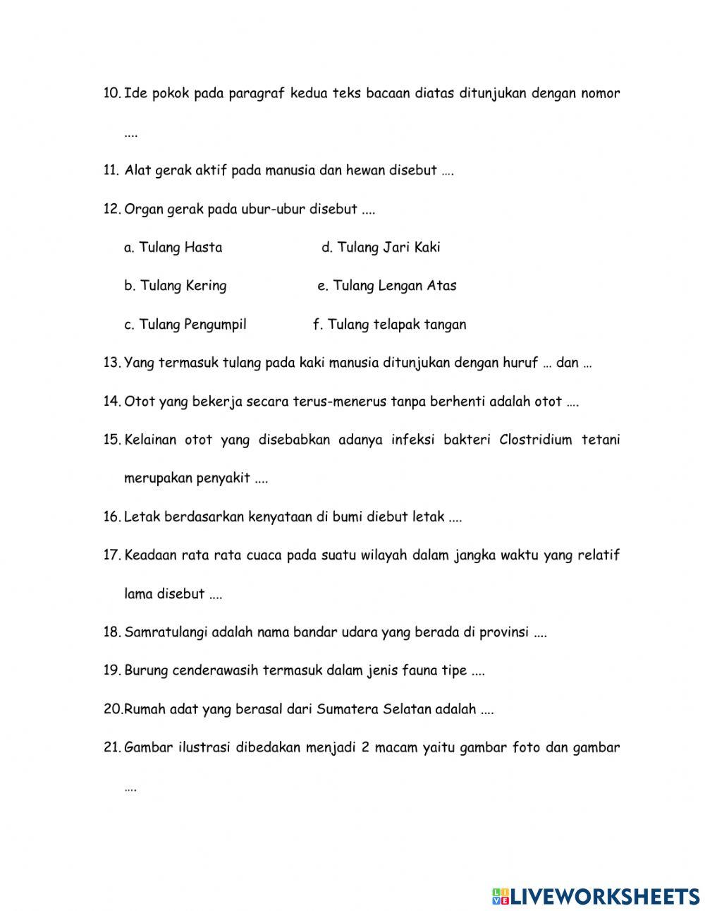 Rahasia Nilai Sempurna 15 Soal Ulangan Harian Tema 1 Kelas 5 dan Kunci Jawaban Terbaru