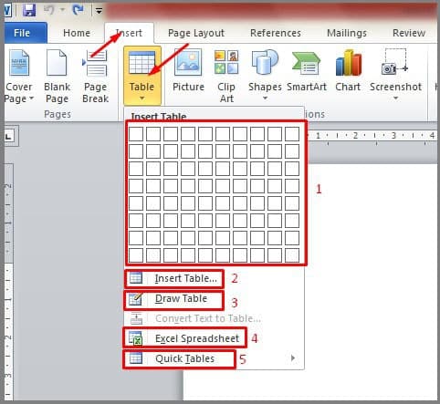 5 Rahasia Cara Menyisipkan Tabel di Word yang Jarang Diketahui Pemula