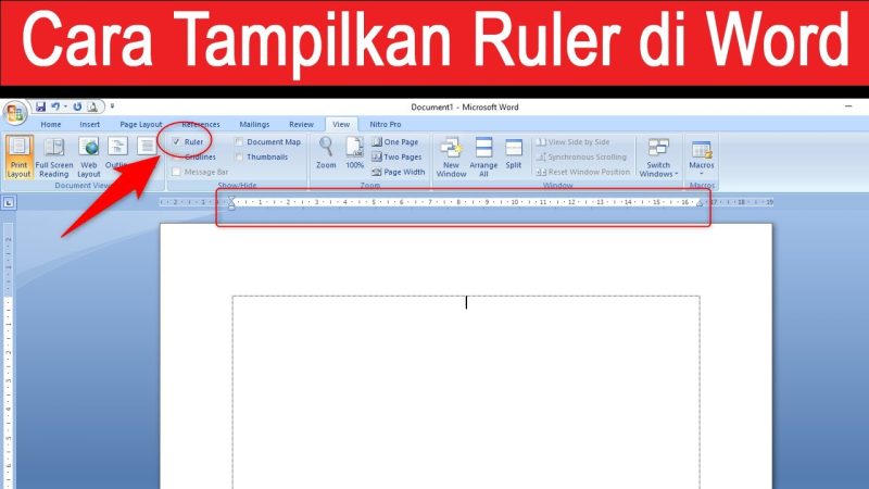 5 Cara Memunculkan Ruler di Word dengan Mudah - SwaraWarta co id