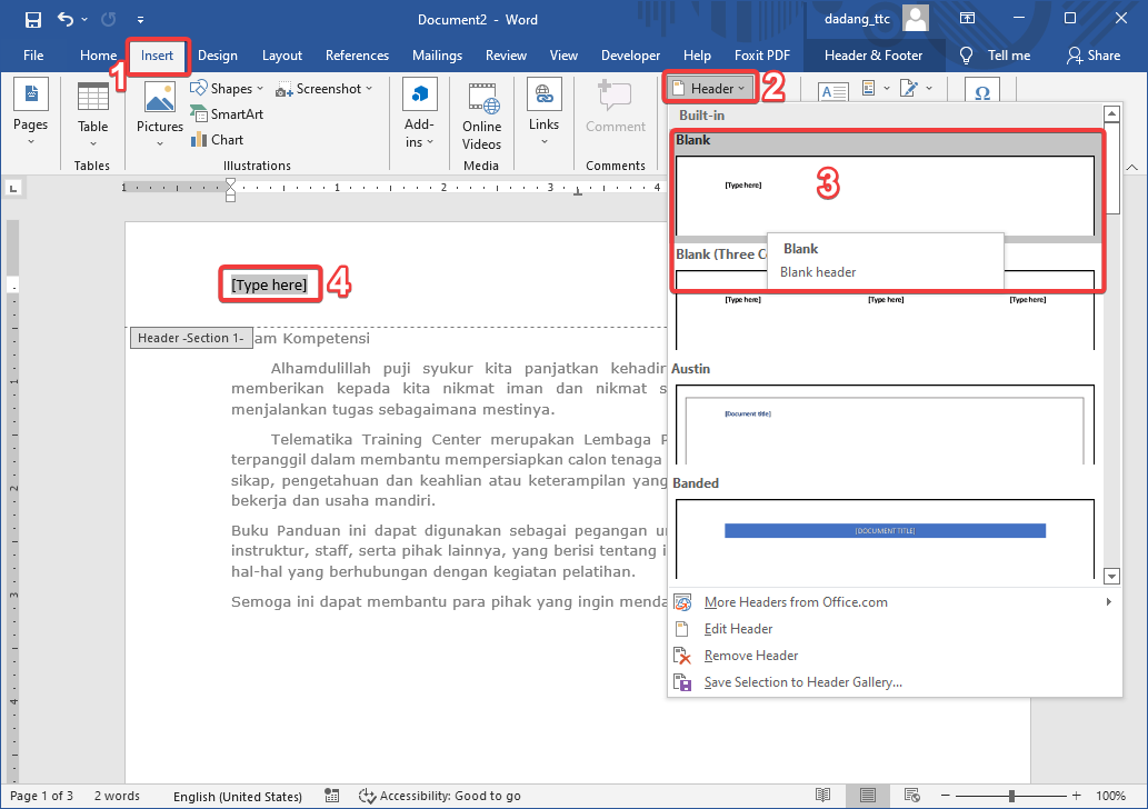 Akhirnya Terungkap Cara Hilangkan Header di Word Sekaligus Hapus Halaman Kosong