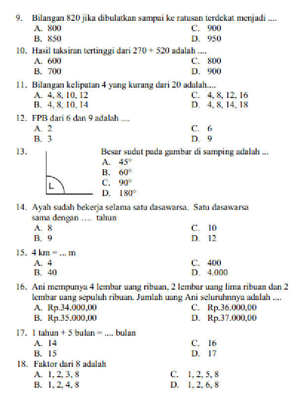 Ternyata Ada 5 Soal PAS Kelas 4 Tema 2 Semester 1 di Lembar Kerja Siswa Cetak Ini!