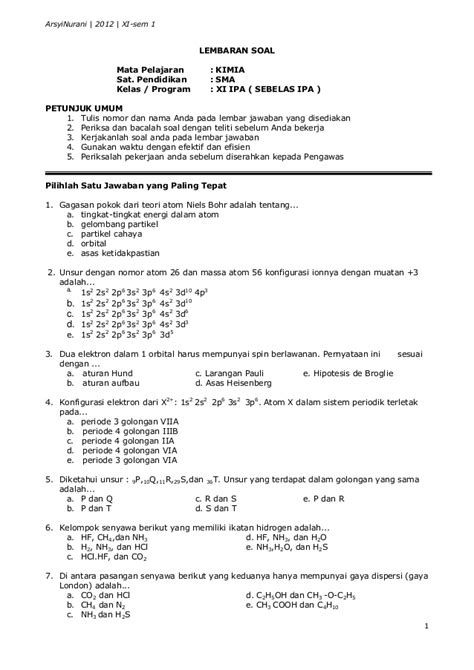 37 Soal Fisika Pilihan Ganda Kelas 10 Semester 2
