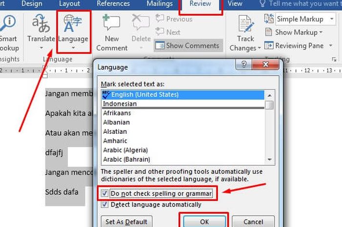 5 Cara Menghilangkan Warna Merah di Bawah Tulisan Word Saat Membuat Logo untuk Pemula