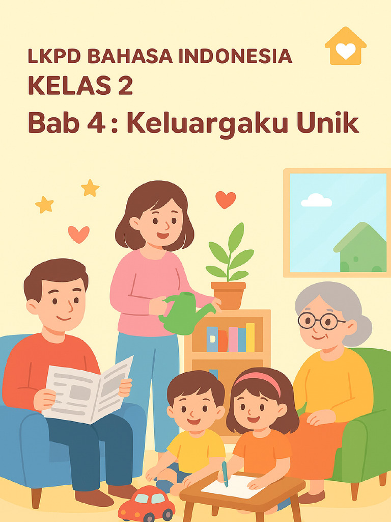 LKPD Keluargaku Unik Kelas 2 PDF