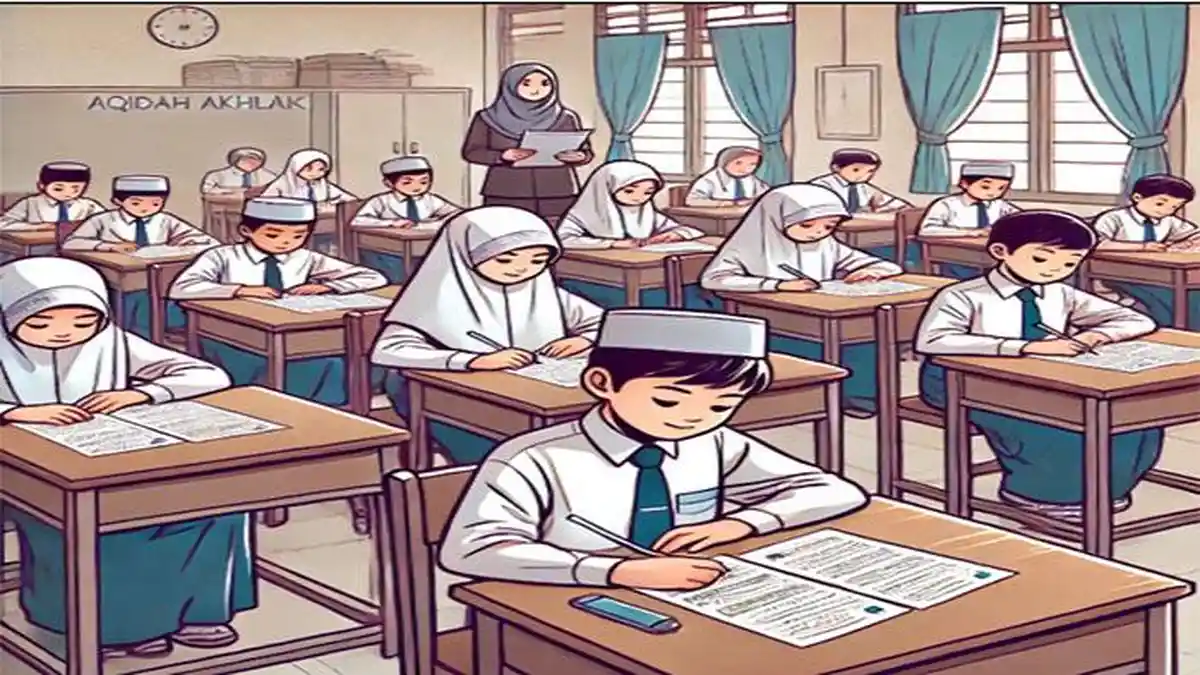 40 Soal Aqidah Akhlak 5 MI Ulangan Ujian Semester 1 2025 Kurikulum