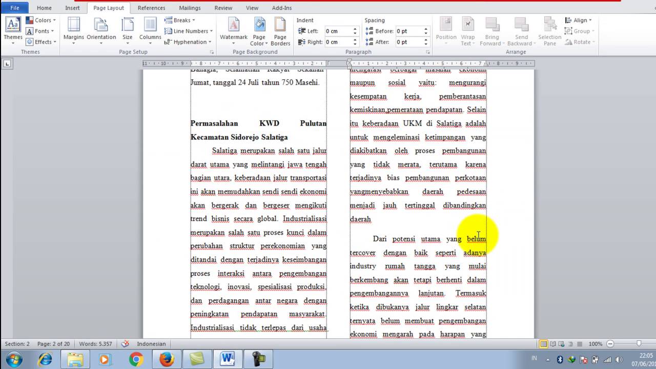 Ternyata Cara Menggabungkan 2 Kolom di Word Mirip Sinisme, Ini Buktinya