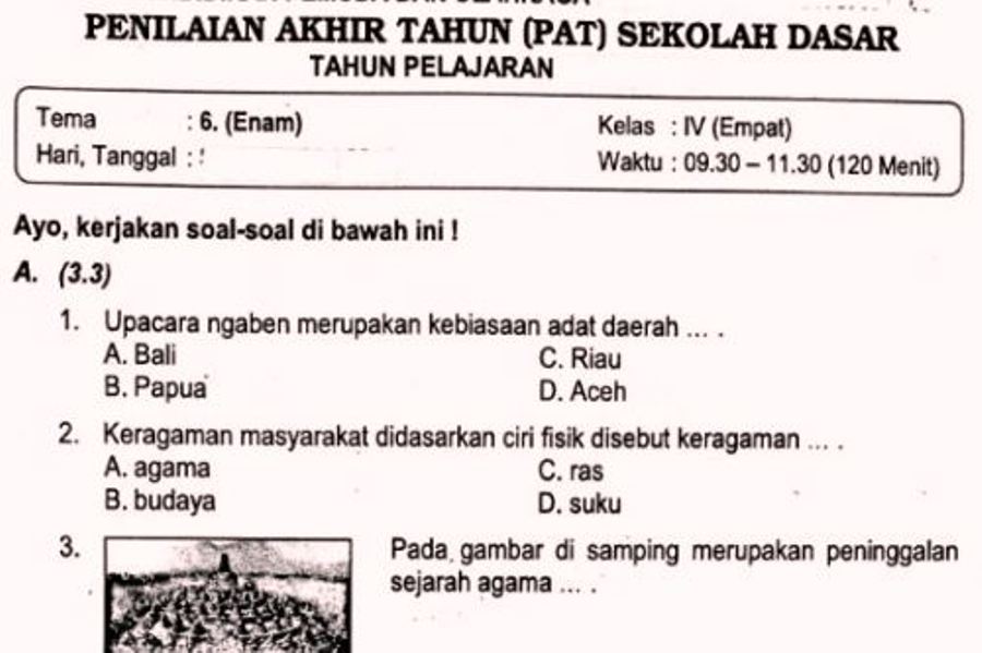Terbukti 7 Cara Cepat download soal uas kelas 4 tema 6 Agar Nilai Meningkat Sekarang Juga