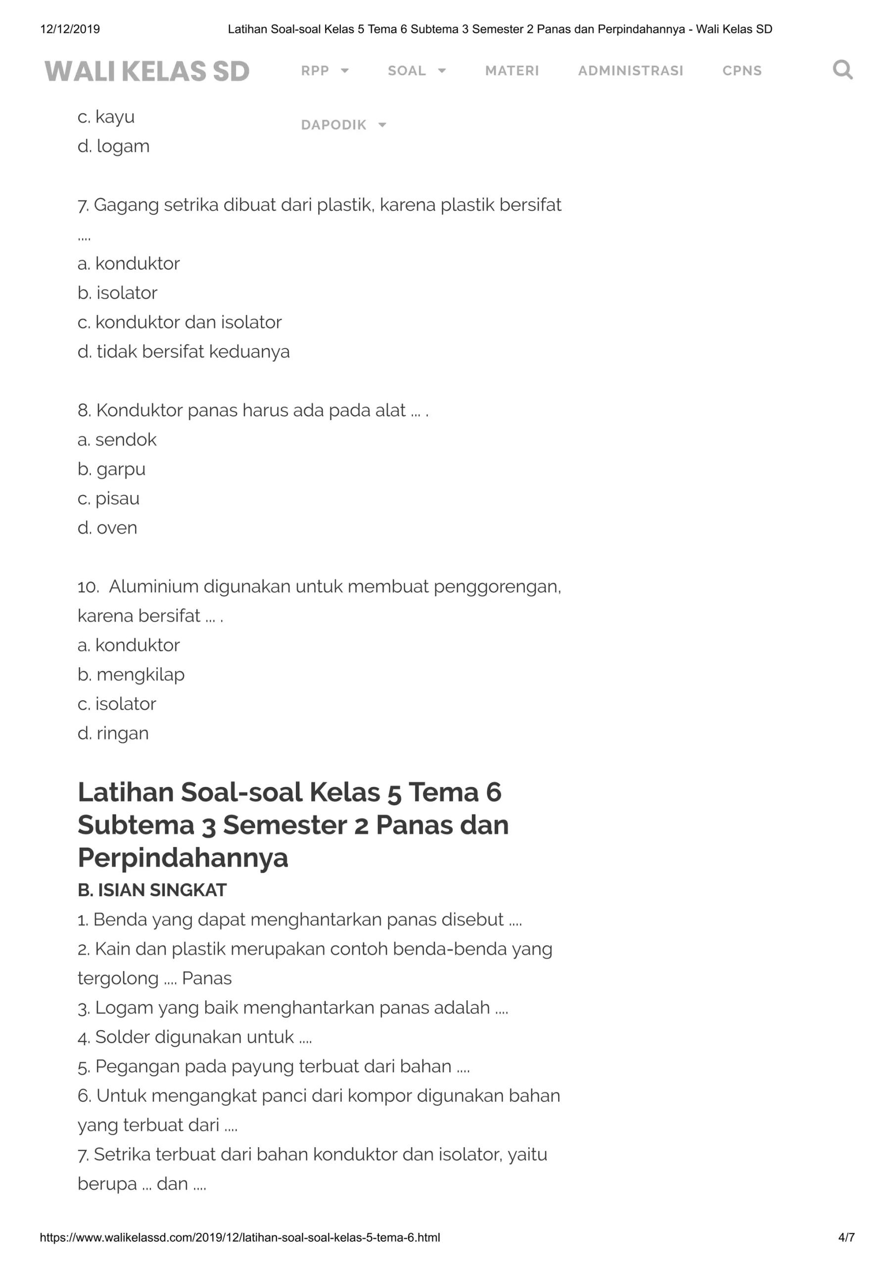 Terbukti Efektif! 7 Tips Memilih Latihan Soal Subtema 3 Kelas 5 untuk Nilai Tinggi
