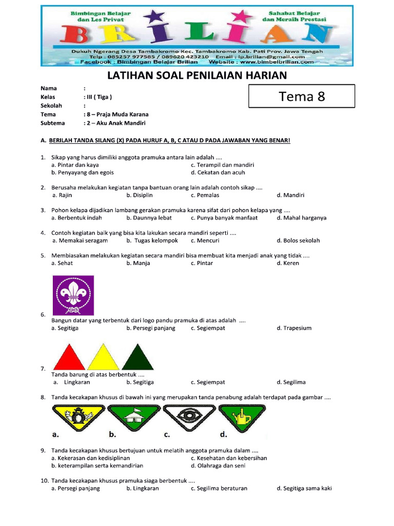 Terbukti Efektif! 7 Tips Menguasai latihan soal soal kelas 3 sd tema 8 Sebelum Ujian Besok