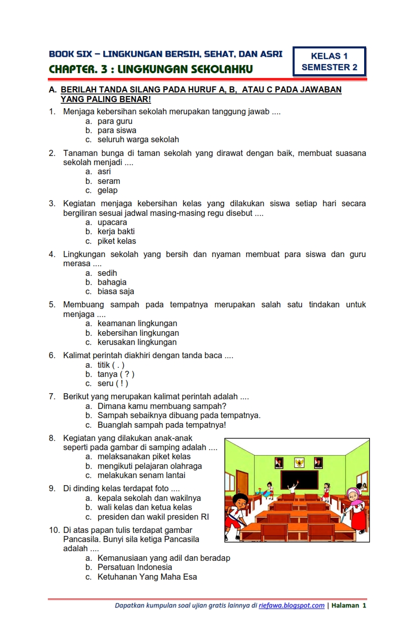 7 Contoh Soal Tema 3 Subtema 2 Kelas 4 yang Terbukti Bikin Nilai Naik Seketika